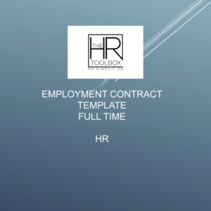 Employment Contract Full Time